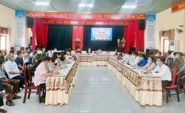 Tọa đàm phối hợp phong trào toàn dân BVANTQ vùng giáp ranh