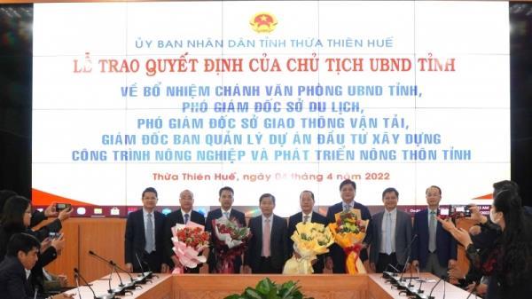 Thừa Thiên - Huế bổ nhiệm nhiều lãnh đạo chủ chốt