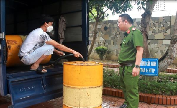 Phá chuyên án trộm cắp, tiêu thụ dầu trong khu công nghiệp