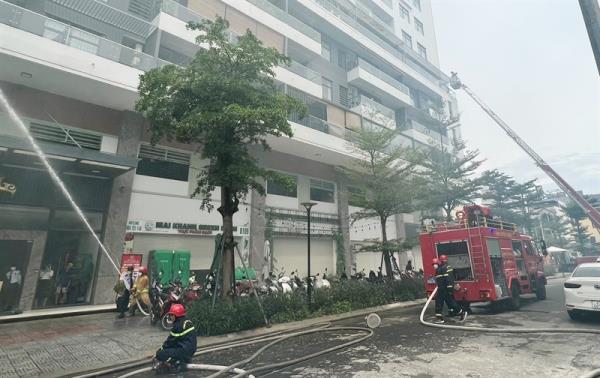 Thực tập chữa cháy chung cư cao tầng