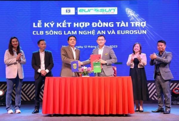 SLNA tiếp tục nhận đồng tài trợ từ Eurosun Việt Nam