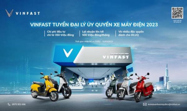 Hàng trăm nhà đầu tư đăng ký mở đại lý ủy quyền xe máy điện VinFast