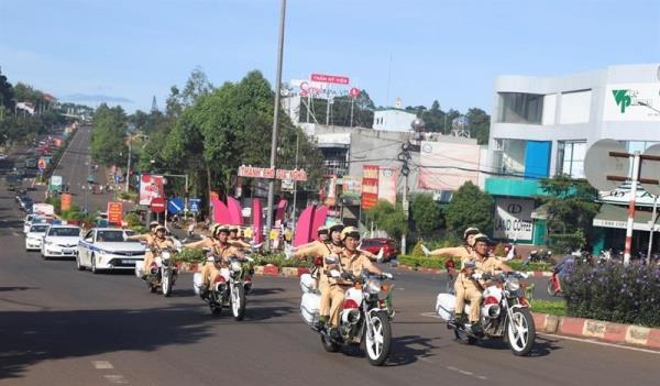 CSGT Công an Đắk Nông siết chặt kiểm tra, xử lý vi phạm nồng độ cồn