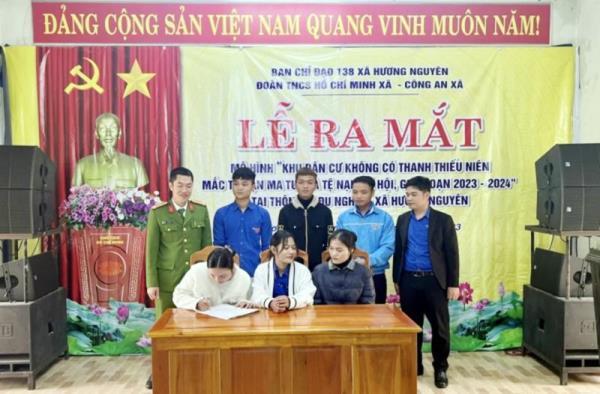 Ra mắt mô hình khu dân cư không có thanh niên mắc tệ nạn ma túy - tệ nạn xã hội