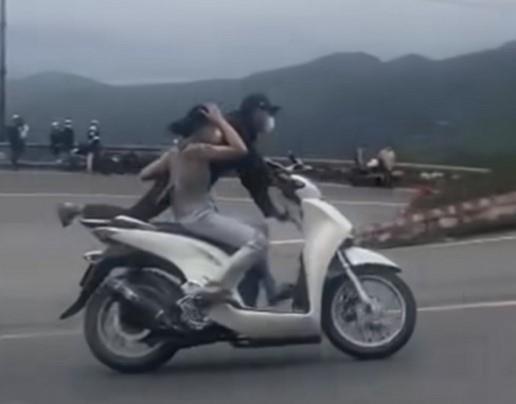 Xác minh, xử lý cặp đôi nam nữ làm tổ lái trên đèo Hải Vân