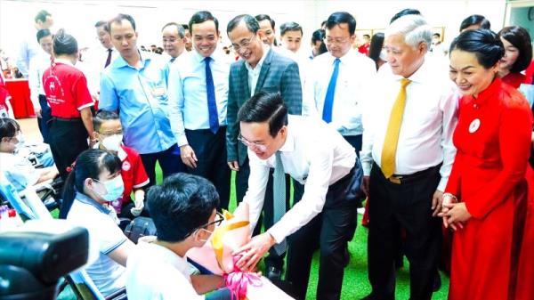 Chủ tịch nước Võ Văn Thưởng dự Lễ phát động Tháng Nhân đạo quốc gia năm 2023