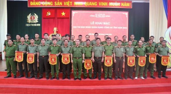 Gần 500 CBCS tham gia hội thi bắn súng quân dụng Công an tỉnh Đắk Nông năm 2023