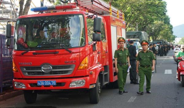 Tổng diễn tập phương án đảm bảo ANTT Lễ hội pháo hoa