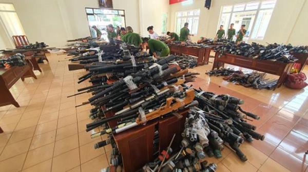 Công an tỉnh Đắk Lắk thu hồi 1.278 khẩu súng các loại