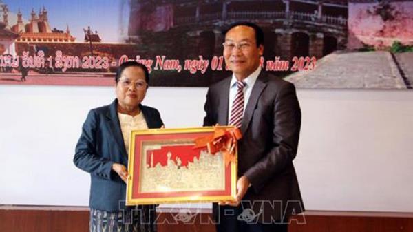 Thắt chặt tình đoàn kết, hữu nghị giữa tỉnh Quảng Nam và Sê Kông, Lào