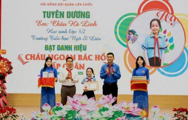 Quận Liên Chiểu tuyên dương 38 đội viên tiêu biểu năm 2025