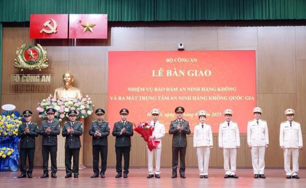Bộ Công an ra mắt Trung tâm An ninh hàng không quốc gia