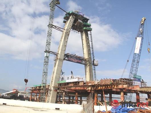 Sau sự kiện hợp long cầu vượt Ngã ba Huế, chỉ còn 120 ngày nữa sẽ khánh thành chào mừng ngày giải phóng TP Đà Nẵng 29-3-2015