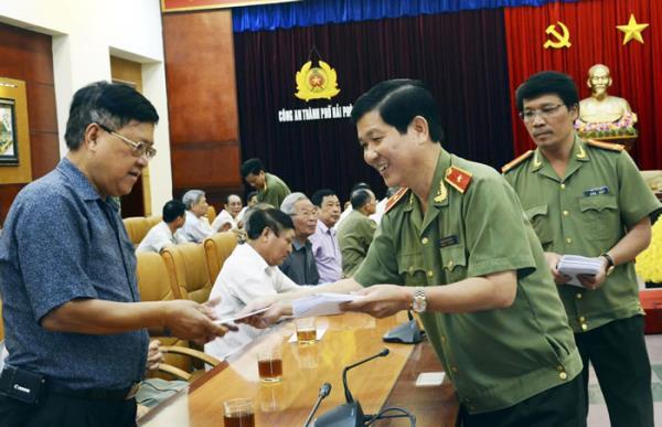 Gặp gỡ, tri ân các cán bộ An ninh Hải Phòng chi viện cho chiến trường Quảng Nam - Đà Nẵng