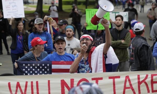 Mỹ bùng nổ biểu tình đòi mở cửa trở lại