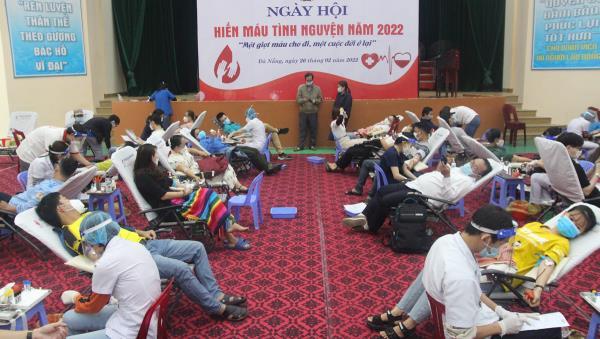 Đà Nẵng: 362 đơn vị máu được hiến tặng tại Ngày hội hiến máu tình nguyện 2022