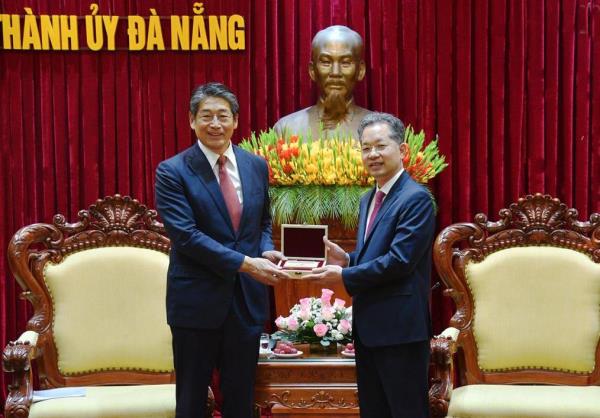 Bí thư Thành ủy Đà Nẵng tiếp Đại sứ Nhật Bản