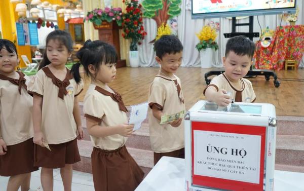 Gieo vào con trẻ bài học về lòng nhân ái và sự sẻ chia