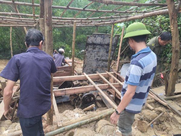 Xử lý nghiêm việc khai thác vàng trái phép tại núi Đá Ngựa