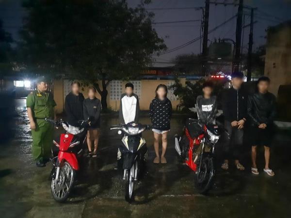 Cảnh sát 113 phát hiện, xử lý nhóm 7 đối tượng cùng 2 xe máy do đối tượng khác trộm cắp