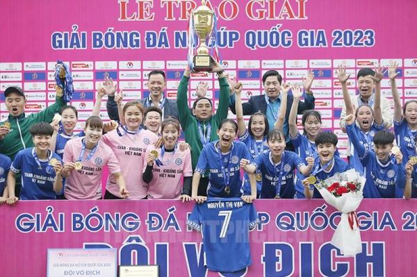 7 đội dự Giải bóng đá nữ Cúp quốc gia 2024