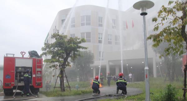 Đảm bảo an toàn PCCC và CNCH tại Trung tâm y tế mới đưa vào hoạt động