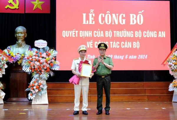 Hà Tĩnh có tân giám đốc Công an tỉnh