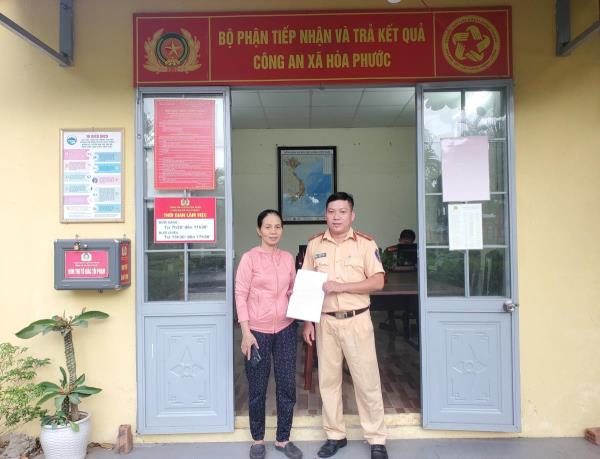 Người dân gửi thư cảm ơn Công an xã đã ngăn chặn một vụ lừa đảo