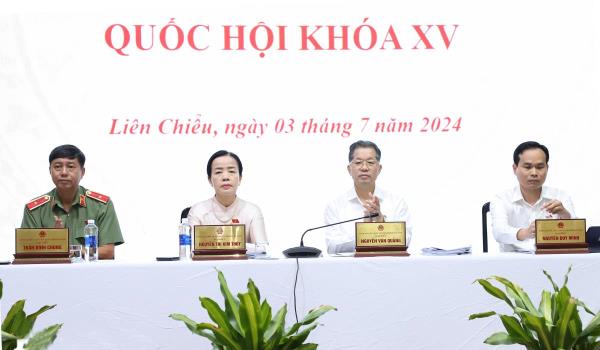 Đoàn đại biểu Quốc hội TP Đà Nẵng tiếp xúc cử tri quận Liên Chiểu
