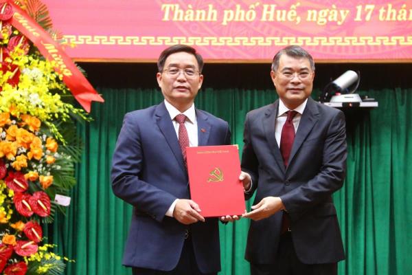 Ông Nguyễn Đình Trung được chỉ định làm Bí thư Thành ủy Huế