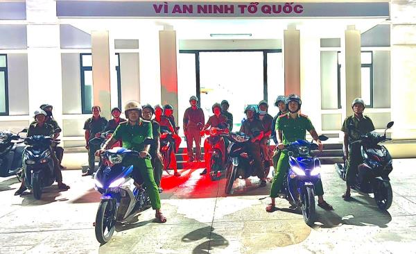 Công an xã Phú Ninh nêu cao tinh thần hết lòng vì nhân dân