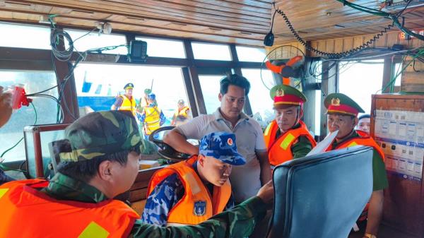 Vùng Cảnh sát biển 2 phối hợp thực hiện hiệu quả đợt cao điểm chống khai thác IUU