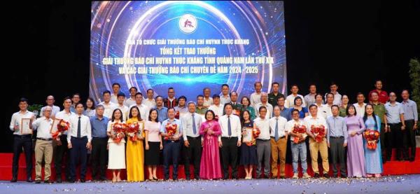 Quảng Nam trao Giải Báo chí Huỳnh Thúc Kháng lần thứ 19