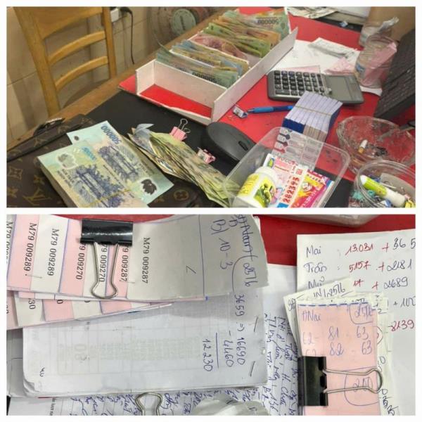 Triệt phá đường dây tổ chức đánh bạc và đánh bạc núp bóng xổ số điện toán Vietlott