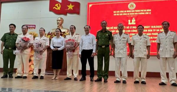 Thành lập Chi hội Cựu Công an nhân dân phường Cẩm Lệ