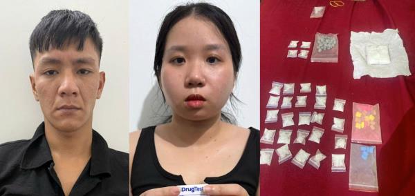 Cặp đôi mua bán trái phép chất ma túy vùng giáp ranh sa lưới