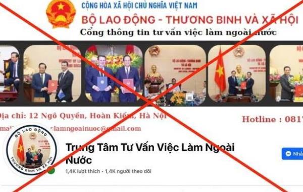 Cảnh giác thủ đoạn mạo danh Bộ LĐ-TBXH lừa đảo xuất khẩu lao động