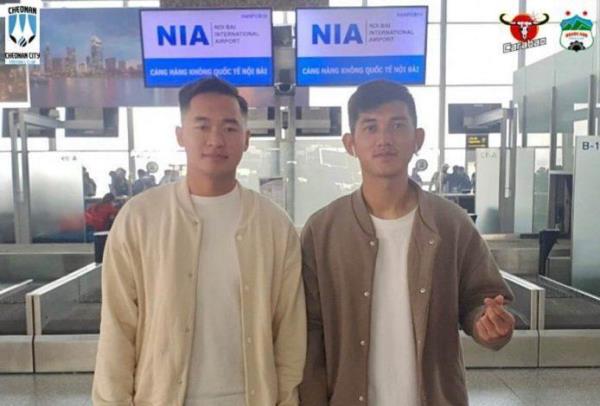 LP Bank HAGL đón 2 cầu thủ về từ Hàn Quốc