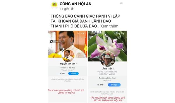 Cảnh giác thủ đoạn mạo danh facebook, zalo lãnh đạo địa phương để lừa đảo