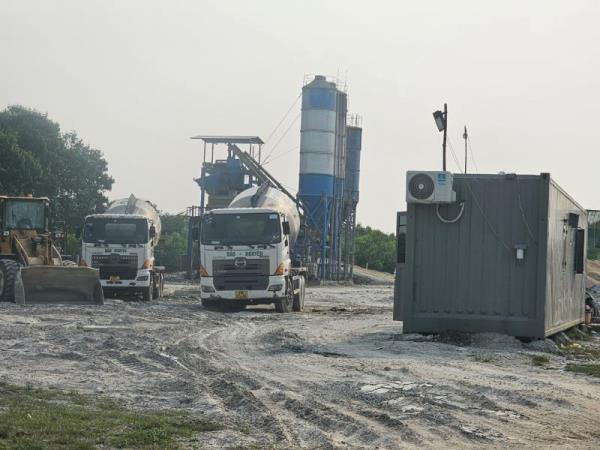 Hết hạn giấy phép, trạm trộn bê tông Bảo Nguyên vẫn ngang nhiên hoạt động