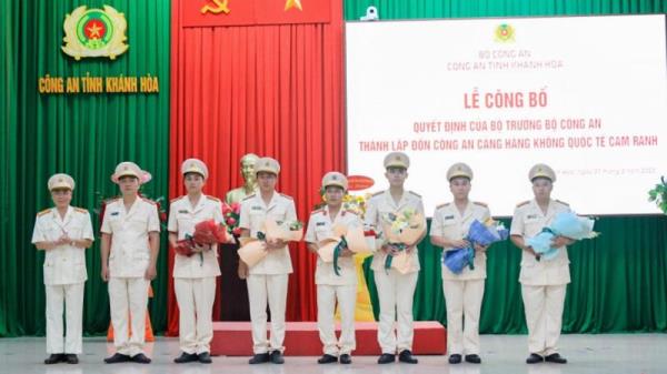 Thành lập Đồn Công an Cảng hàng không Quốc tế Cam Ranh