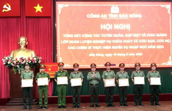 Đổi mới, sáng tạo trong công tác tuyển quân năm 2023 ở Công an tỉnh Đắk Nông