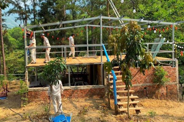 Phớt lờ lệnh cấm của địa phương, khu du lịch không phép tại suối Lương bị cưỡng chế, phá dỡ