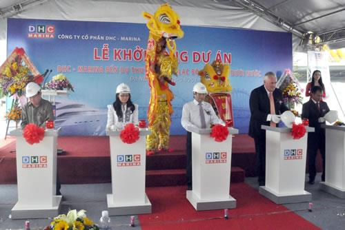 Khởi công dự án Bến du thuyền và CLB Thể thao dưới nước