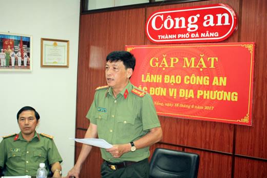 Báo Công an TP Đà Nẵng tiếp nhận góp ý của lãnh đạo CA đơn vị, địa phương