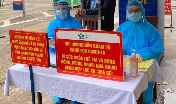 Thiết lập chốt chặn 3 vòng để ngăn COVID-19 tại Bệnh viện Nhi TW