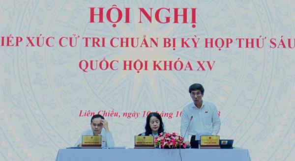 Cử tri quận Liên Chiểu kiến nghị giải quyết dứt điểm những bức xúc liên quan đến đời sống dân sinh