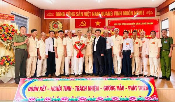 Thành lập Hội Cựu Công an nhân dân xã Núi Thành
