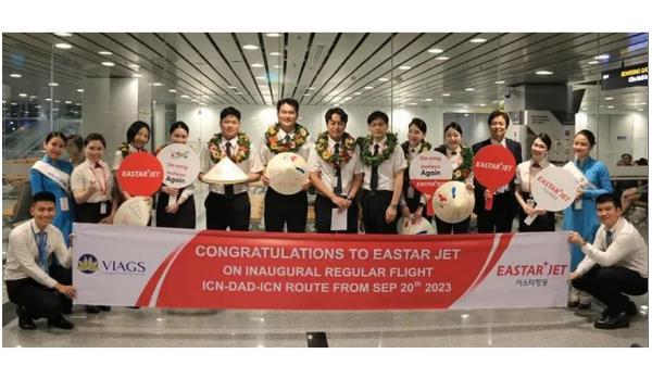 Eastar Jet khai thác trở lại đường bay Incheon - Đà Nẵng