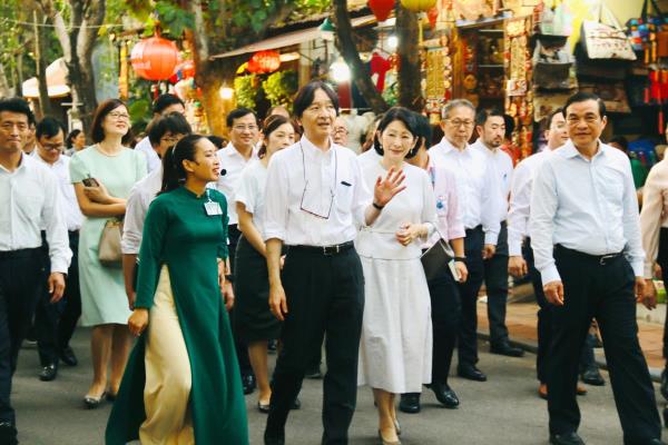 Hoàng Thái tử Nhật Bản và Công nương ấn tượng với Di sản văn hóa thế giới Hội An và Mỹ Sơn